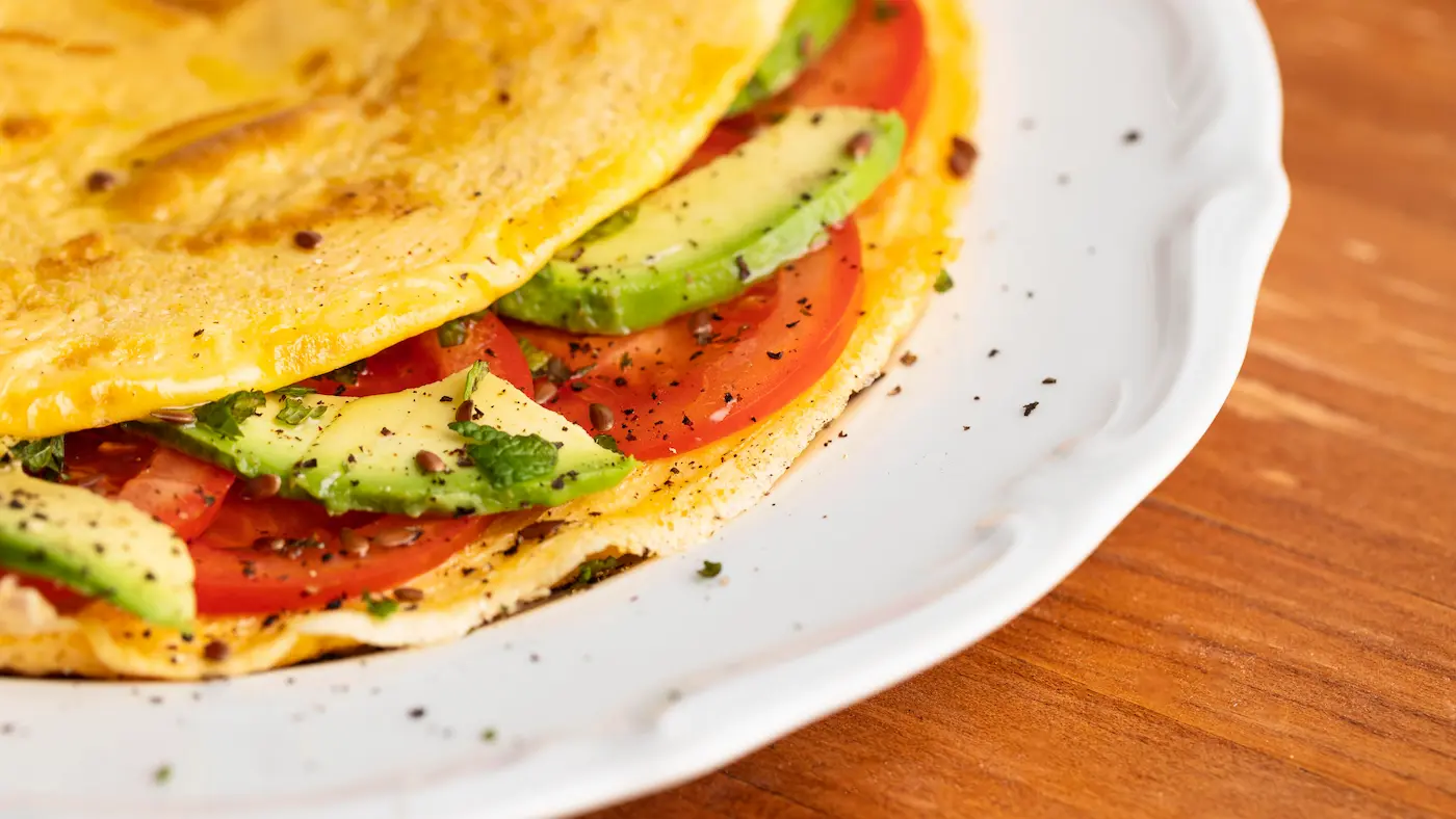 tortitas de maíz con aguacate