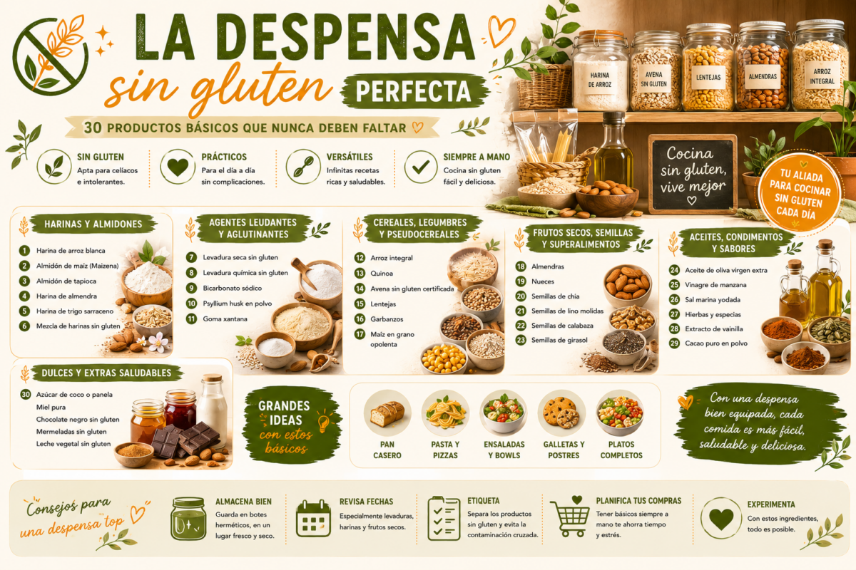 La despensa sin gluten perfecta