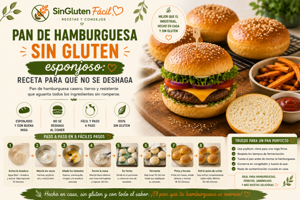 Magdalenas sin gluten esponjosas