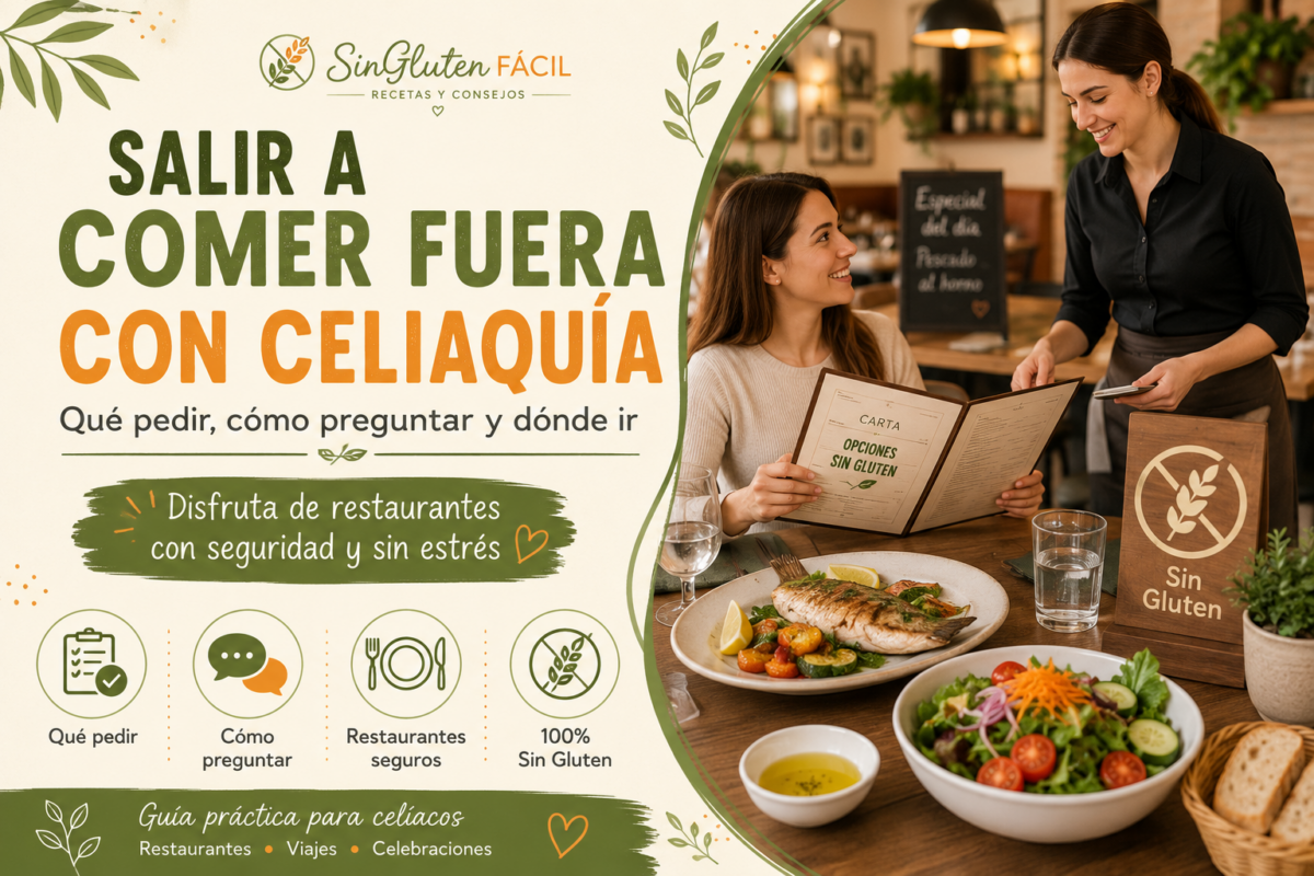 Salir a comer fuera con celiaquía