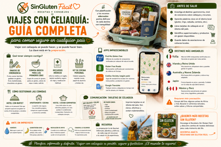 Viajes con celiaquía