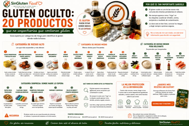 Gluten oculto 20 productos que no sospecharías que contienen gluten