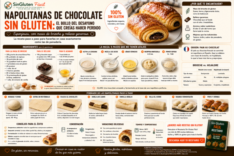 Napolitanas de chocolate sin gluten el bollo del desayuno que creías haber perdido