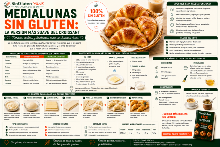 Medialunas sin gluten argentinas la versión más suave del croissant